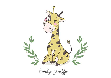 Cute Lovely Giraffe