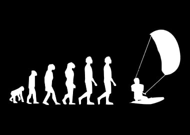 Ecolution Of A Kiteboarder