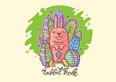 Cute Rabbit Illustration