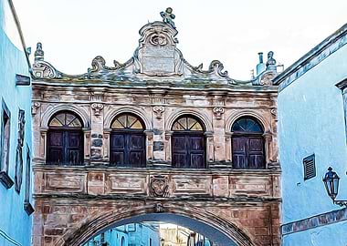 Cathedral square in Ostuni