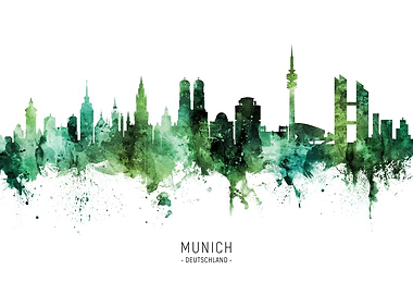 Munich Skyline Deutschland