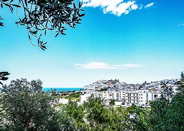 White village of Ostuni