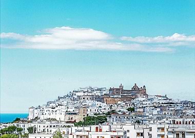 White village of Ostuni