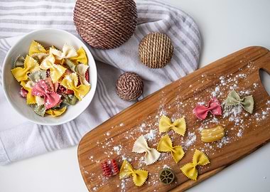 Colorful loop Noodles