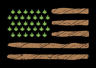 US Flag Marijuana
