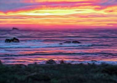 Eveinng Glass Sunset