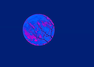 moon with blood