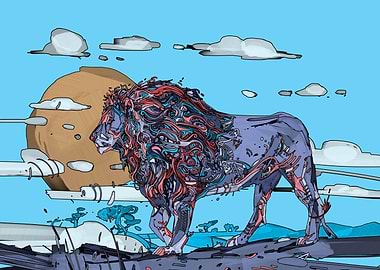 lion surreal