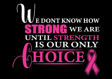 We dont know how strong w