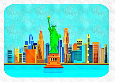 New York City Skyline USA