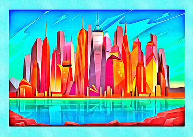 New York City Skyline USA