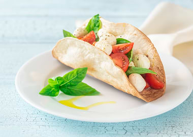 Caprese taco