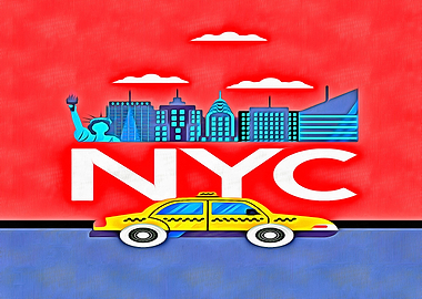 New York City Skyline USA