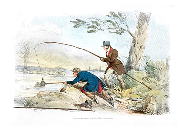 Illustration of fishing