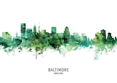 Baltimore Skyline Maryland
