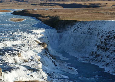 Gullfoss Waterfall Iceland