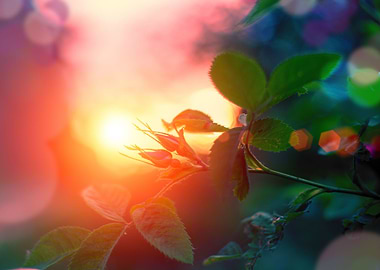 April Artistic Background