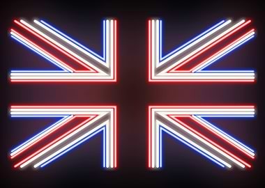 Union Jack Neon Sign