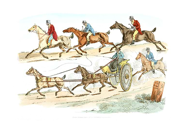 race with a carriage
