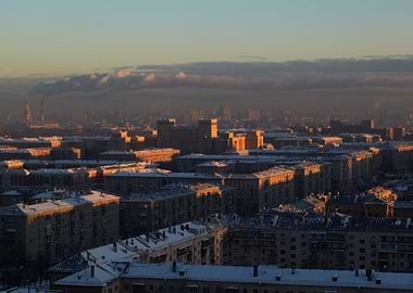 City Sunrise Morning Calm