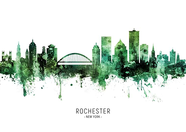 Rochester Skyline New York