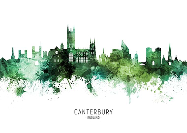 Canterbury Skyline England