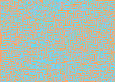 Orange and Blue Labyrinth