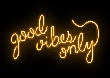 Good Vibes Neon Sign