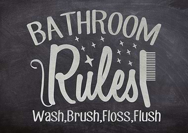 Bathroom Rules