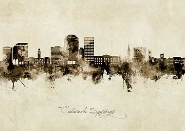 Colorado Springs Skyline