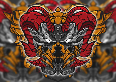 Demon with respirator