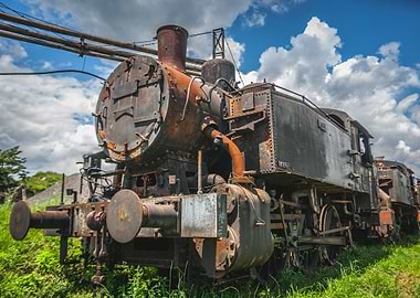 Old abandoned train