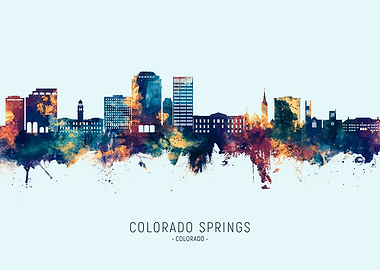 Colorado Springs Skyline