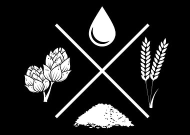Hops Wheat And Water