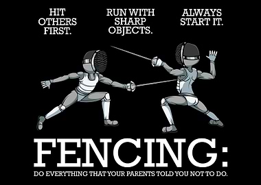 Funny Fencing Fencer Tee