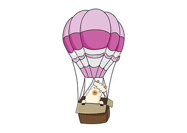Alpaca cute air balloon
