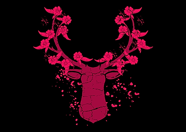 Flower stag Nature Lover G