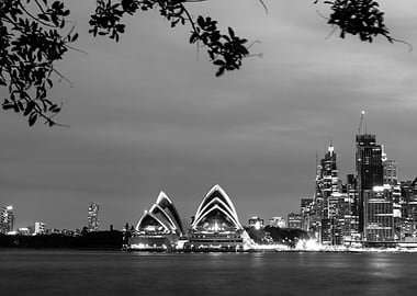 Sydney black and white