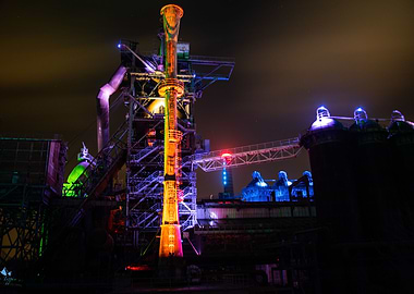 large yellow chimney