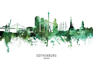 Gothenburg Skyline Sweden