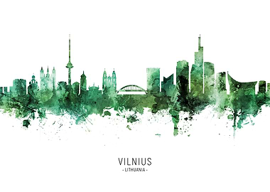 Vilnius Skyline Lithuania