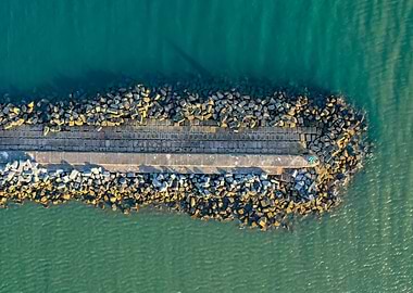 pier top down