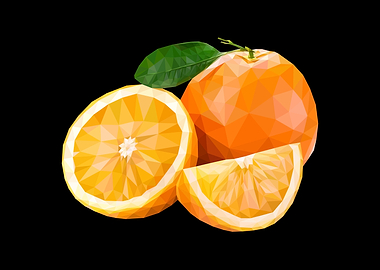 modern orange fruit