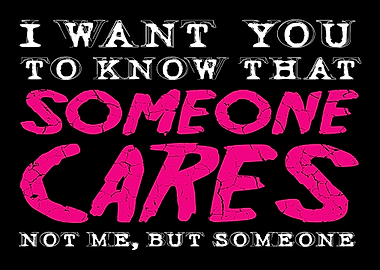 I want you to know that so