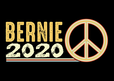 Bernie 2020 Peace Vintage