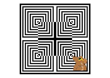 Dogs in the maze