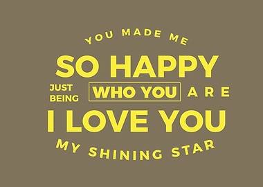 love you my shining star