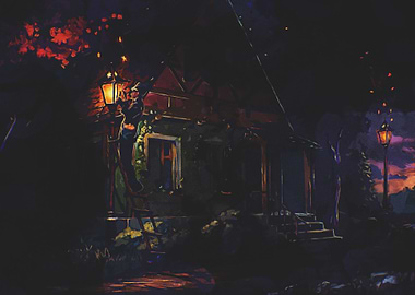 vintage fairy hut home