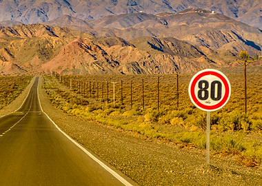 Deserted Landscape Highway