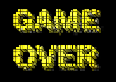 Game over tiles high yello